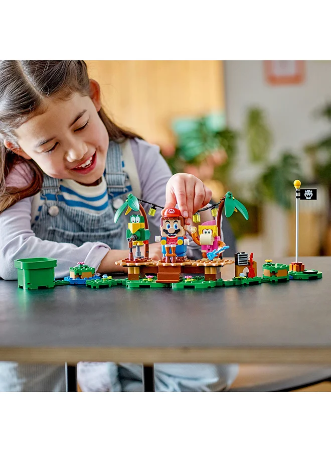 ليغو Super Mario Dixie Kong’S Jungle Jam Expansion Set 71421 Collectible Building Toy Set; Featuring 2 Brick-Built Characters; Fun Gift Playset For Kids Aged 7 And Over To Combine With A Starter Course (174 Pieces)