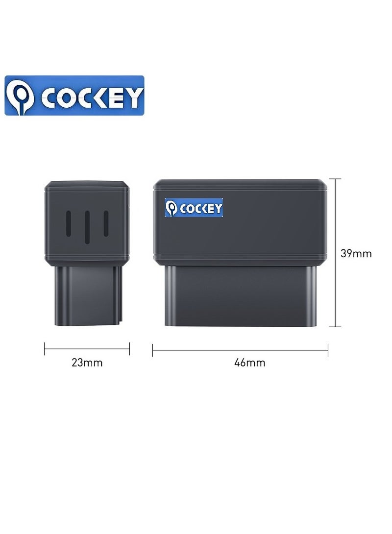 COCKEY The CY-4 OBD GPS tracker is a real-time positioning plug-and-play vehicle-mounted tracking device that requires no wiring - Image 2