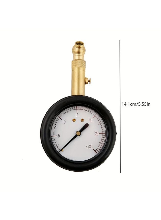 1pc 60 PSI Hydraulic Pressure Gauge Durable Plastic Manometer for Air Water Oil Gas - Image 3