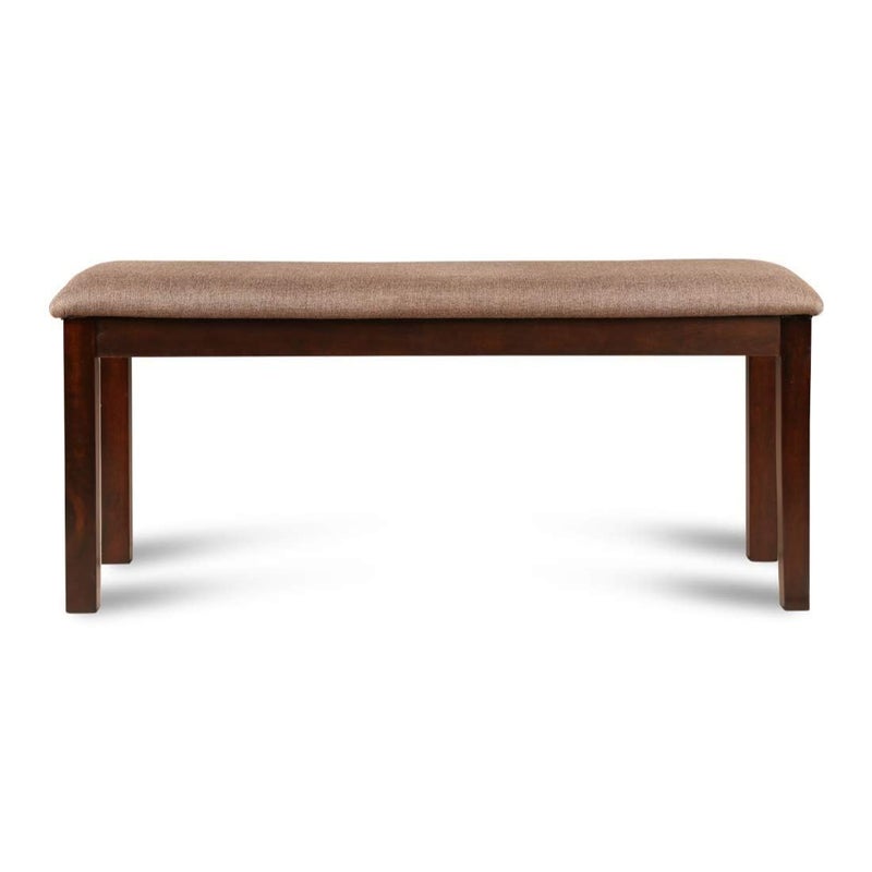 Streema Art Streema art Platform Dining Table Bench in Dark Walnut Standard Brown  - Image 3