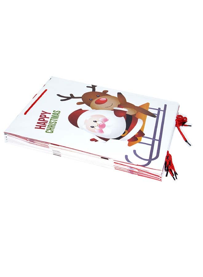 4-Piece Large Gift Bag For Christmas 31X41X12Cm Size Assorted Designs - Image 3