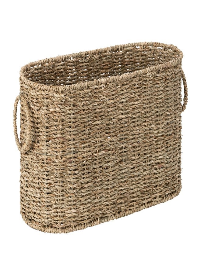 StorageWorks Toilet Paper Storage, Toilet Paper Storage Holder for 6 Regular Rolls, Wicker Basket for Bathroom, Natural Seagrass - Image 1