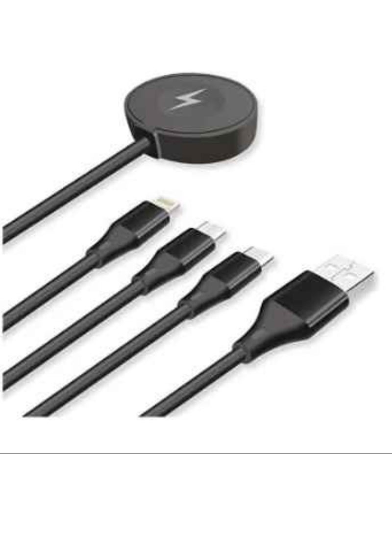 ELTRAZONE 4 in 1 Cable With Wireless Charger Type C, iPhone - Image 2