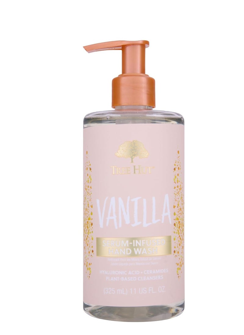Tree Hut Tree Hut Vanilla Serum Infused Hand Wash | Nourish & Hydrate Hands with Strengthening Skin Care | Long Lasting Scent | Cleanse & Lock in Moisture | 11 fl oz.  - Image 1