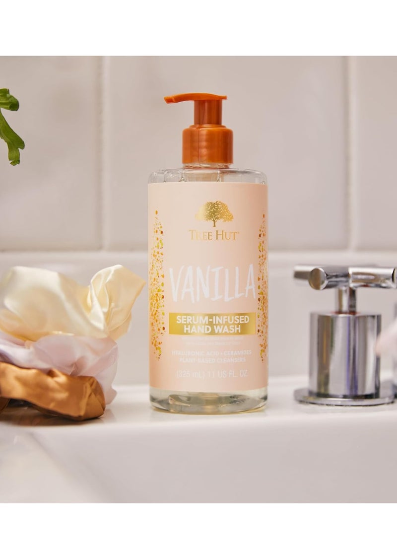 Tree Hut Tree Hut Vanilla Serum Infused Hand Wash | Nourish & Hydrate Hands with Strengthening Skin Care | Long Lasting Scent | Cleanse & Lock in Moisture | 11 fl oz.  - Image 2