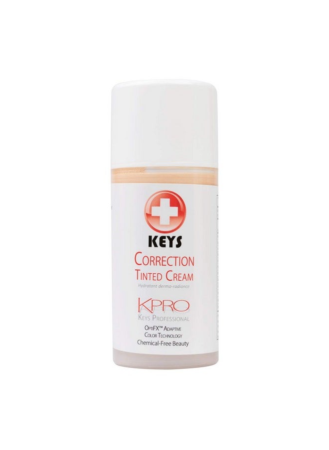 كيز كريم تصحيح لون البشرة المرطب من Keys Care KPRO بتقنية OptiFX Adaptive Color | يرطب وينعم ويملأ الخطوط الدقيقة | طبيعي ١٠٠٪ ومضاد للحساسية (٣٫٤ أونصة)  - Image 1