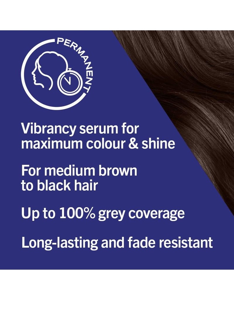 Schwarzkopf - LIVE Intense Colour Long Lasting Permanent Brown Hair Dye With Built In Vibrancy Serum Up To 100 percent Grey Coverage Bitter Sweet Chocolate 089 - Image 1