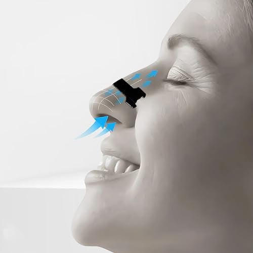 Atovio BreatheX Nasal Strips for Snoring & Congestion Relief | CDSCO Licensed | Extra Strength Drug-Free Nasal Dilator | Sweat-Proof Adhesive | Instant Airflow for Sleep & Sports (Black, 30 Strips) - Image 1