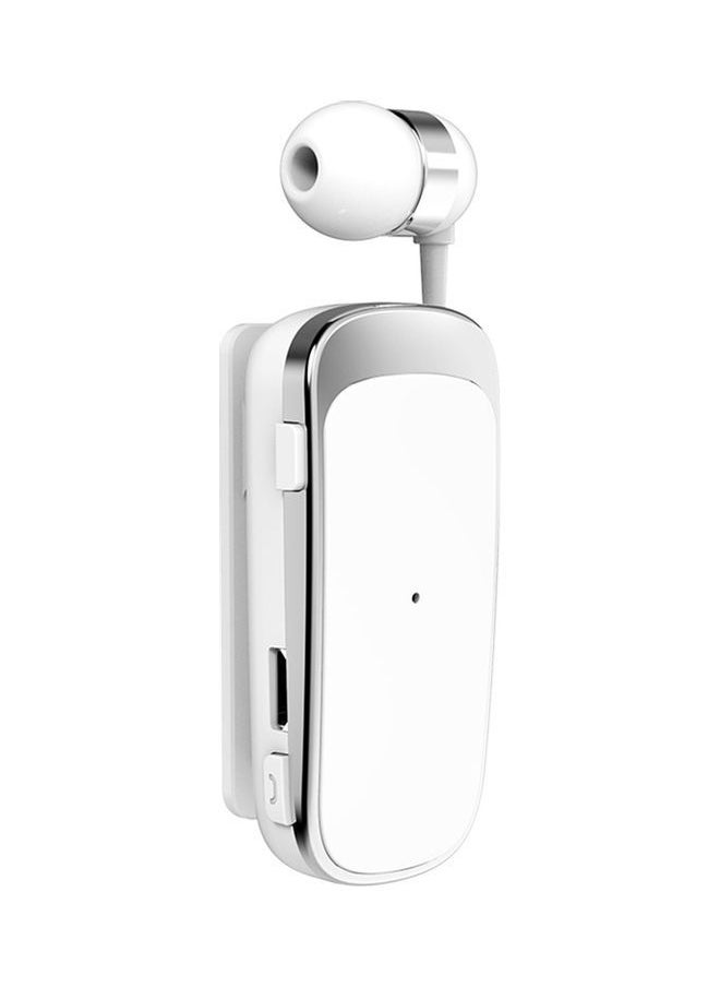 NIBEMINENT K52 BT Telescopic In-Ear Earphone With Mic White  - Image 1