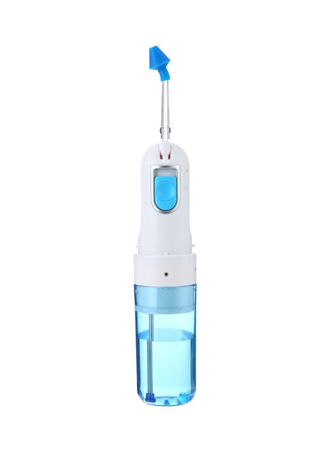 NIBEMINENT Rechargeable Water Flosser Tooth Cleaning Oral Irrigator Tool Set White/Blue - Image 4