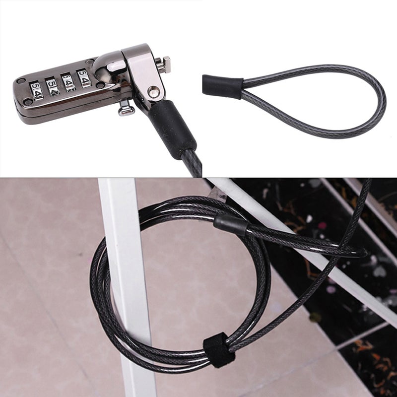 Extended Keyless Digital Anti theft Coded Combination Lock for Laptop Computer - Image 1