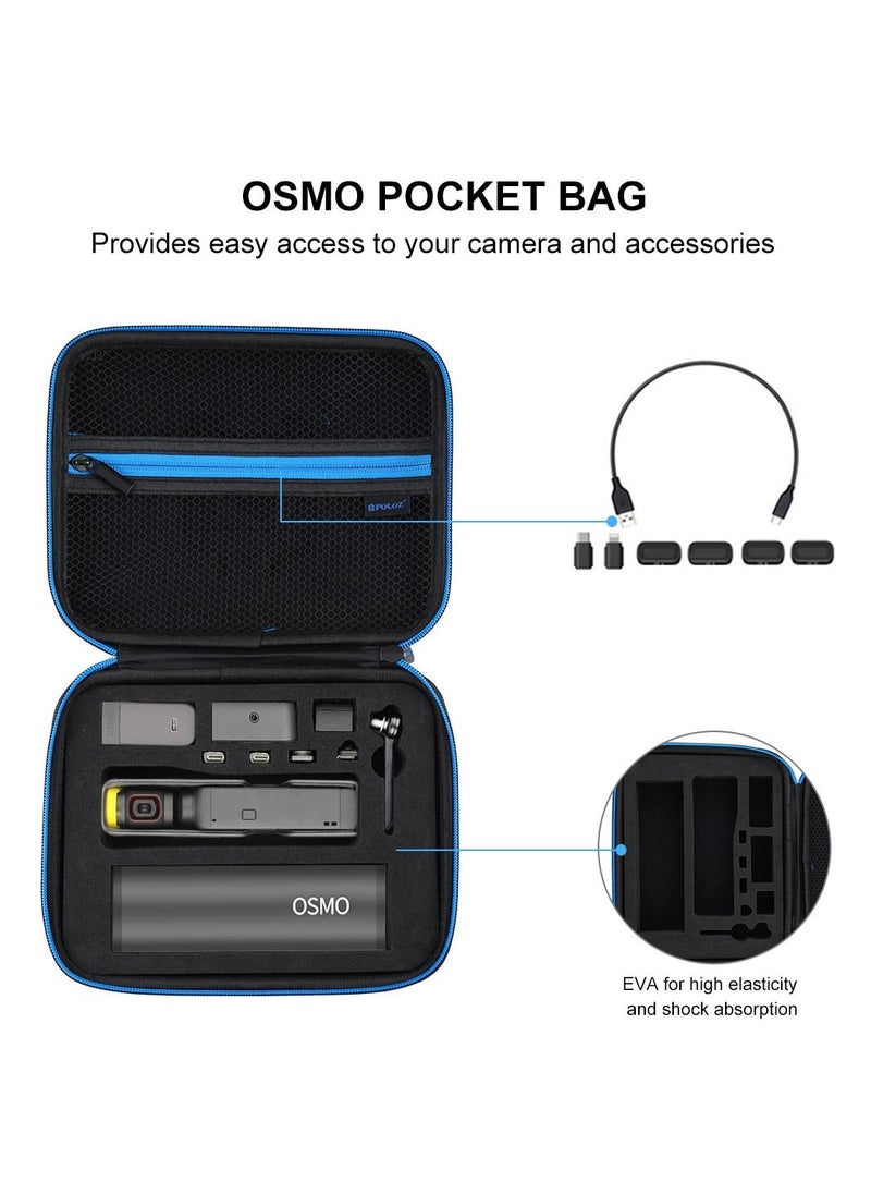 Waterproof Carrying Travel EVA Case for DJI OSMO Pocket 2, 23x17x7cm