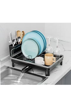 Dish Drying Rack with Drainboard and Cutlery Holder 52cm Compact Kitchen Rack for Small Spaces RV and Apartments - pzsku/Z28DA4704748CD11FAAC3Z/45/_/1733743511/810cc5e8-95b1-49bd-ab2a-490edb02c85e