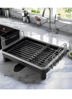 Dish Drying Rack with Drainboard and Cutlery Holder 52cm Compact Kitchen Rack for Small Spaces RV and Apartments - pzsku/Z28DA4704748CD11FAAC3Z/45/_/1733743546/3ca3cfd1-9dc0-417a-aaa7-4ef188e984c9