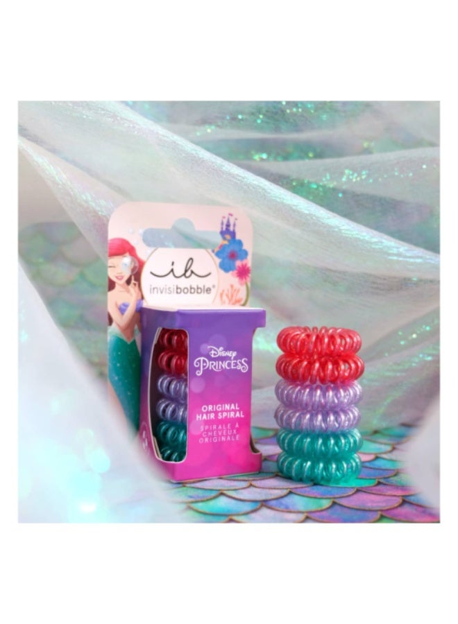 Invisibobble Kids Original Disney Ariel Hair Spiral x6 - Image 3