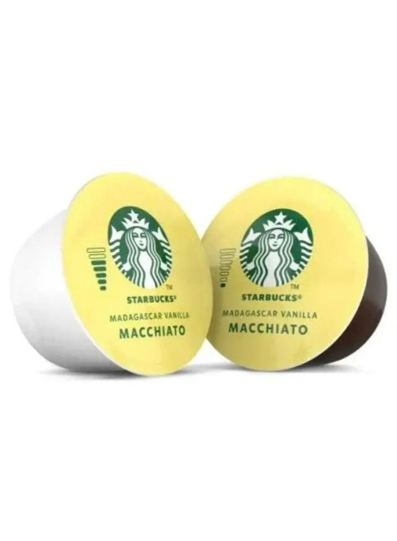 ستاربكس مدغشقر فانيلا ماكياتو 12 كبسولة قهوة 132 جرام عبوة من 3 قطع - Image 4