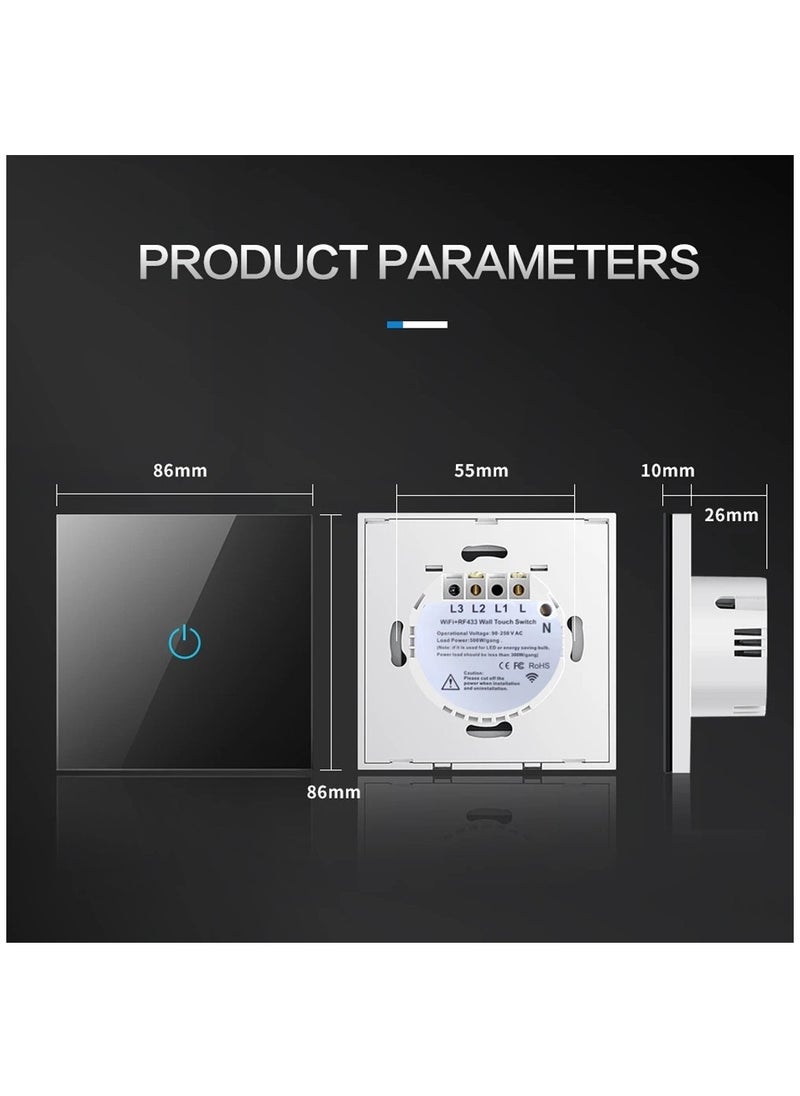 WiFi Smart Light Switch Compatible with Google