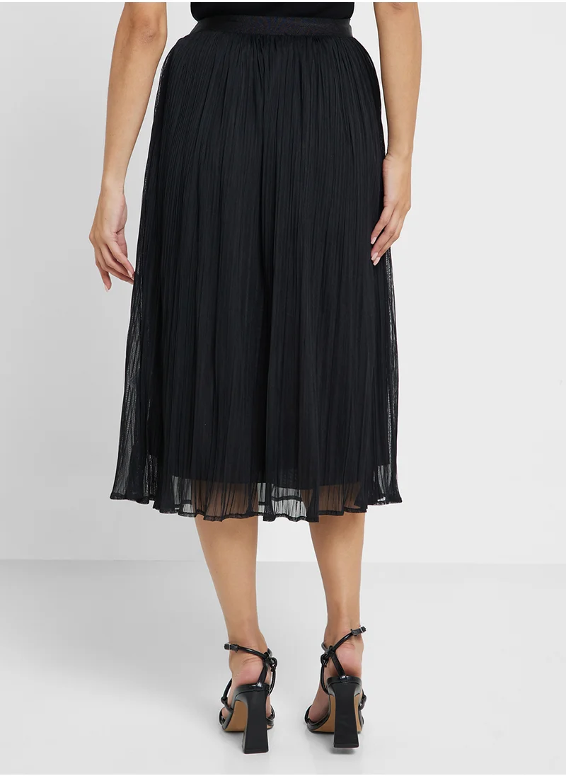 Ginger Pleated Maxi Skirt