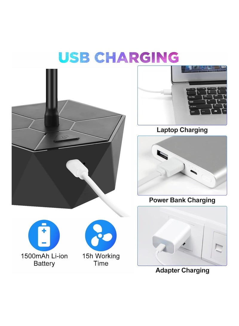 كينكو مروحة كينكو لطرد الذباب قابلة لإعادة الشحن بمنفذ USB - Image 4