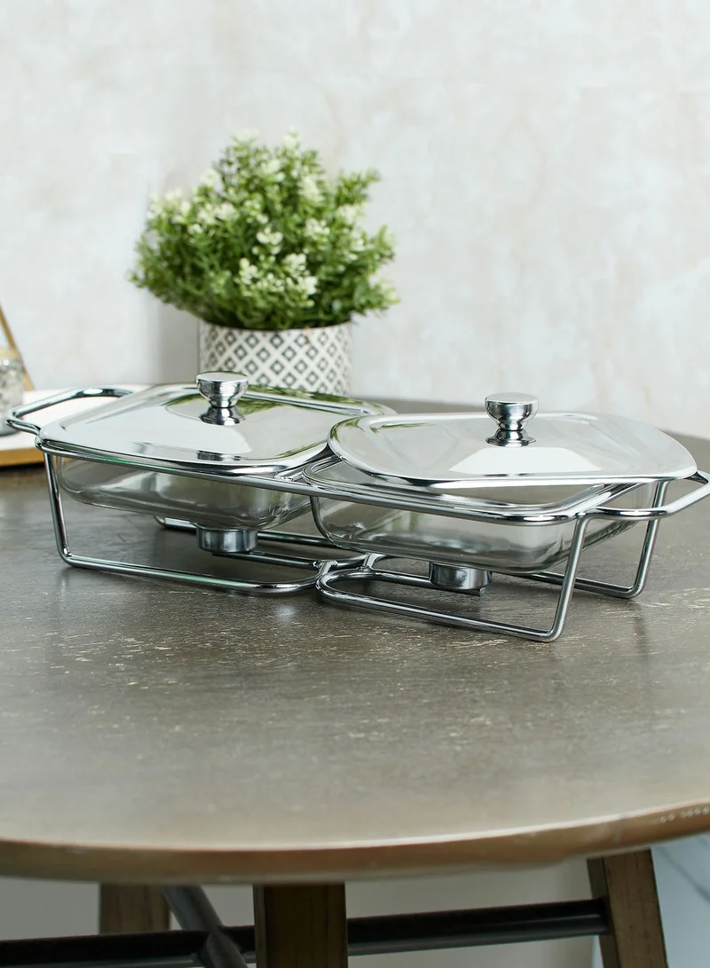 Premier Twin Stainless Steel Food Warmer