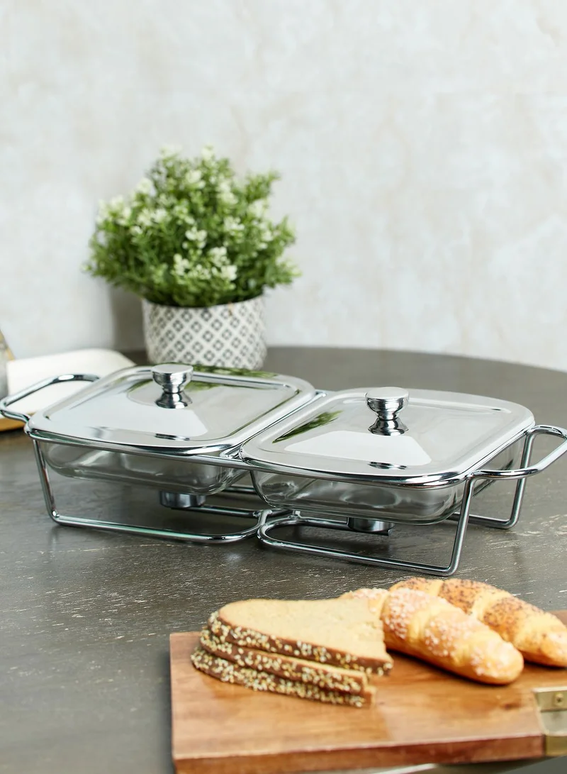 Premier Twin Stainless Steel Food Warmer