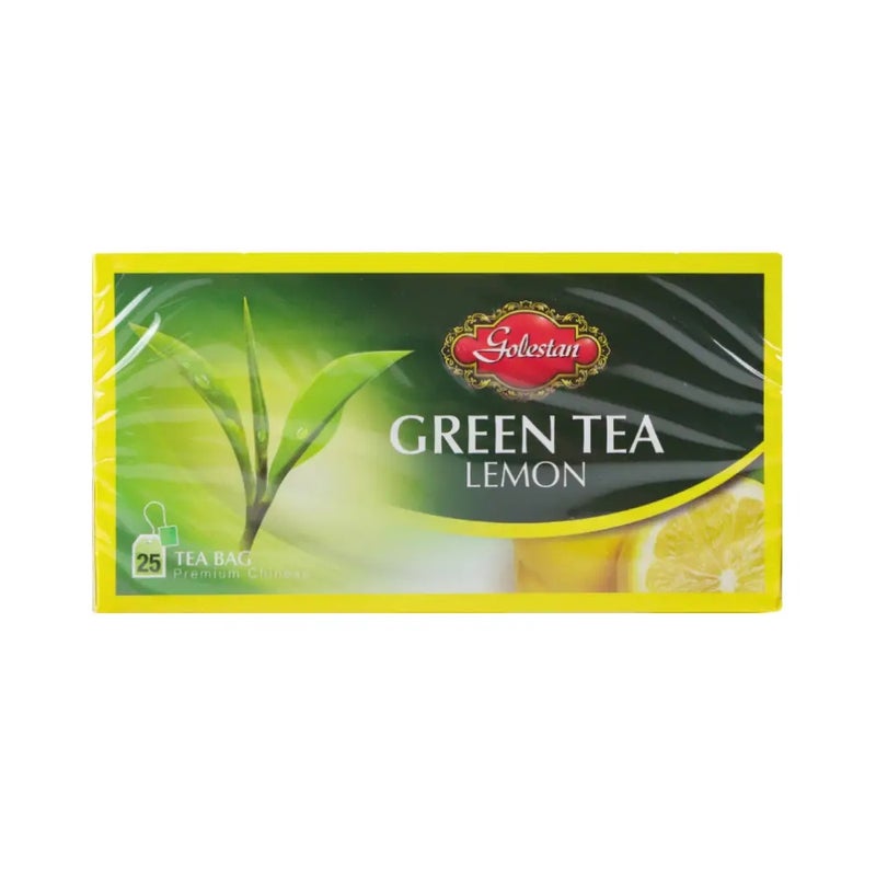 Golestan Green Tea with Lemon Flavor- 25 Tea Bags