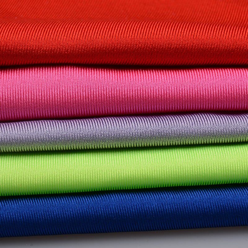 Zhong Sanzhi Sanshi Spot Polyester Glossy Lycra Spandex Four-Sided Stretch Sportswear Lycra Wetsuit Swimsuit Fabric - Image 1