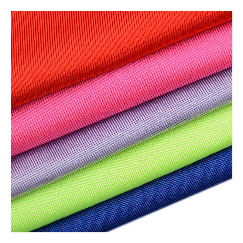 Zhong Sanzhi Sanshi Spot Polyester Glossy Lycra Spandex Four-Sided Stretch Sportswear Lycra Wetsuit Swimsuit Fabric - Image 4