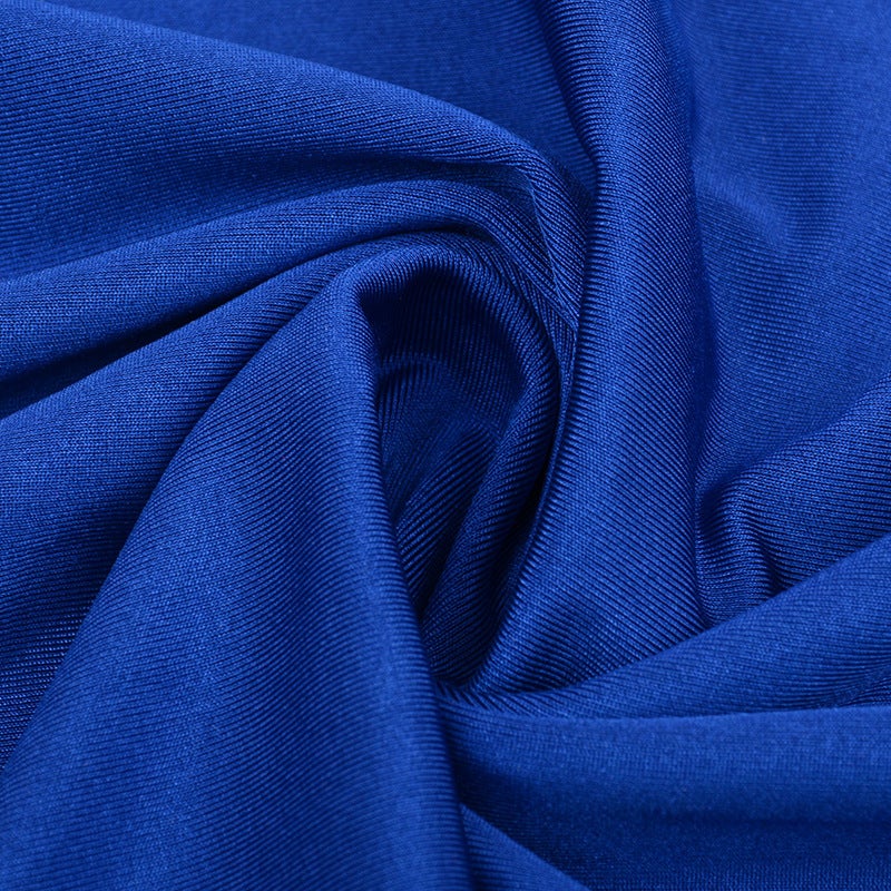 Zhong Sanzhi Sanshi Spot Polyester Glossy Lycra Spandex Four-Sided Stretch Sportswear Lycra Wetsuit Swimsuit Fabric - Image 2