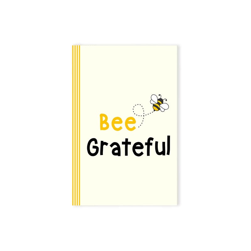 CHAARPAI Kids Gratitude Journal for 6 Months, Daily Confidence Build Up & Self Growth Journal for Kids, A5 Size, 100 GSM Paper with Matt Laminated Hardbound Cover, 5-12 Age (Pack of 1) (Bee Grateful) - Image 1