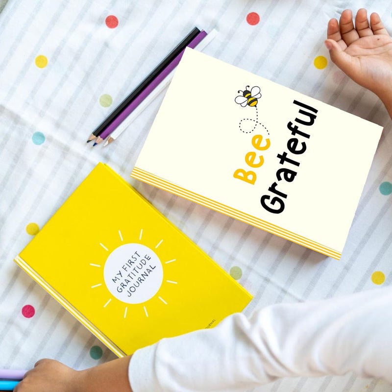 CHAARPAI Kids Gratitude Journal for 6 Months, Daily Confidence Build Up & Self Growth Journal for Kids, A5 Size, 100 GSM Paper with Matt Laminated Hardbound Cover, 5-12 Age (Pack of 1) (Bee Grateful) - Image 4