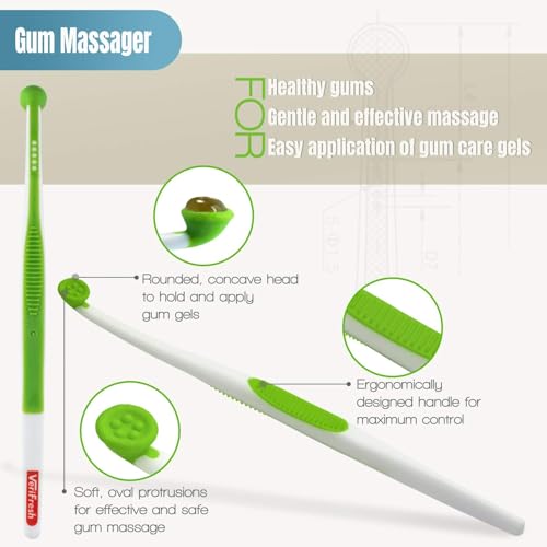 VeriFresh Gum Stimulator/Massager and All Natural Gum Gel - VeriFresh - Gum Care Kit for Healthy Gums - Image 4