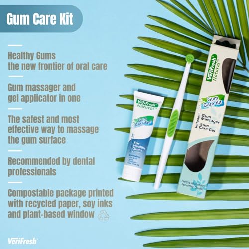 VeriFresh Gum Stimulator/Massager and All Natural Gum Gel - VeriFresh - Gum Care Kit for Healthy Gums - Image 3