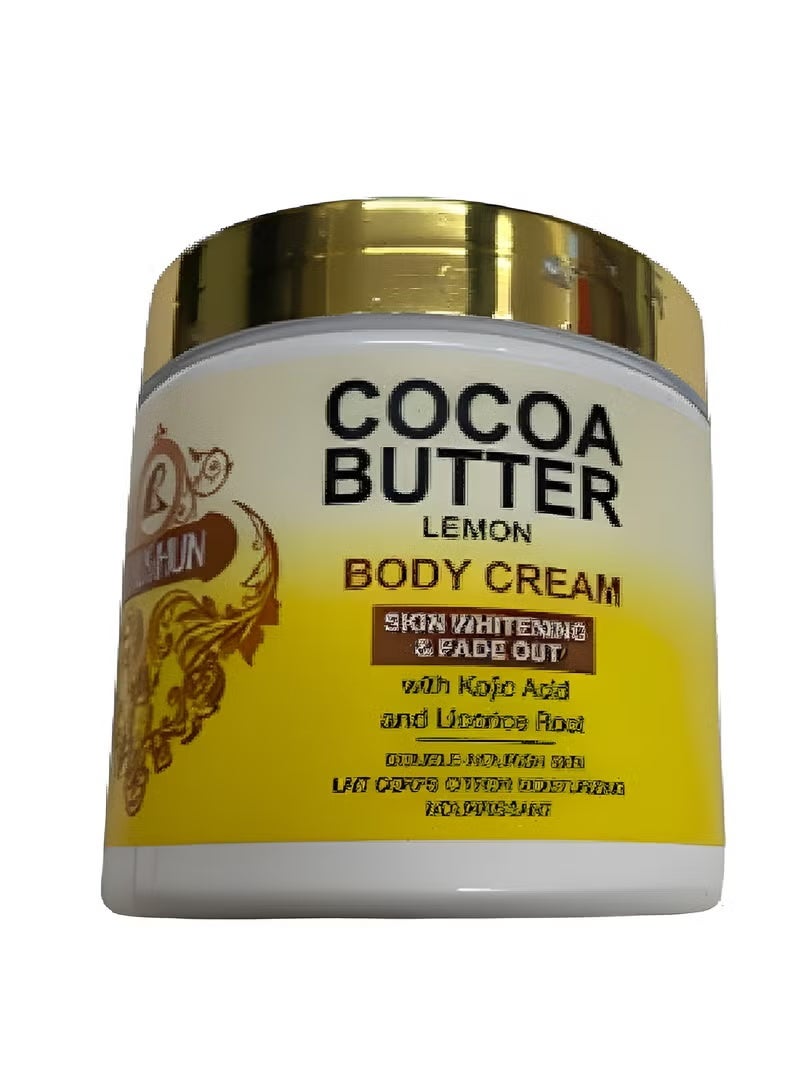 Cocoa Butter Body Cream With Lemon Scent