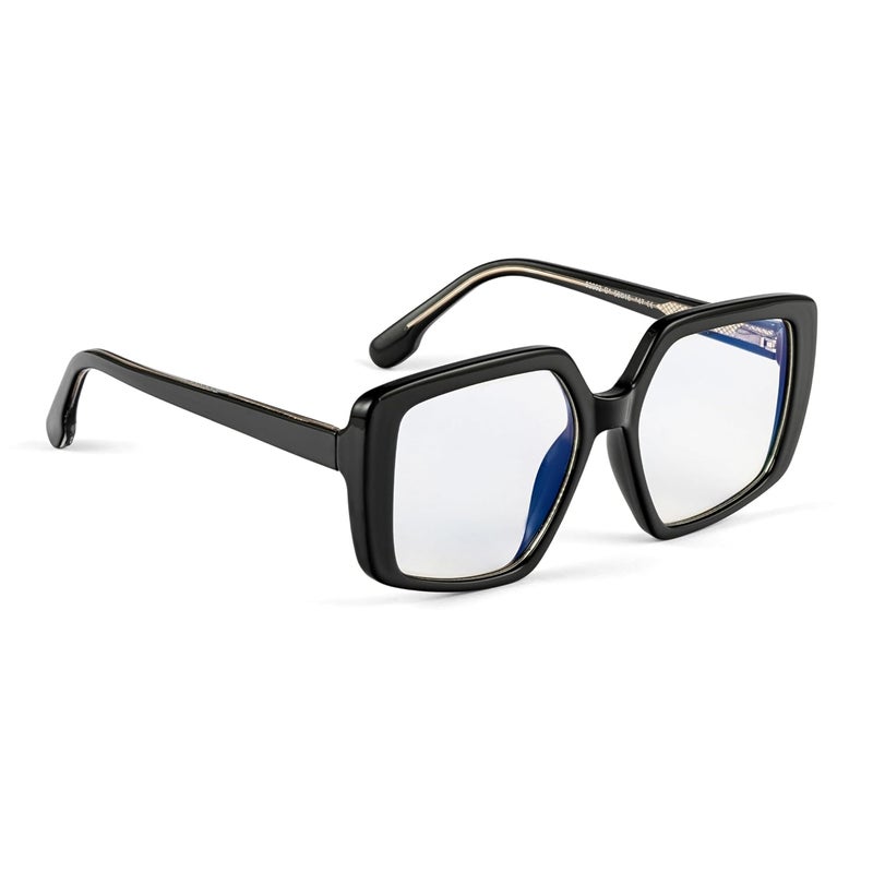 PERKEY Store PERKEY Square Blue Cut Light Blocking Computer Eyeglasses for Men Women - Image 1