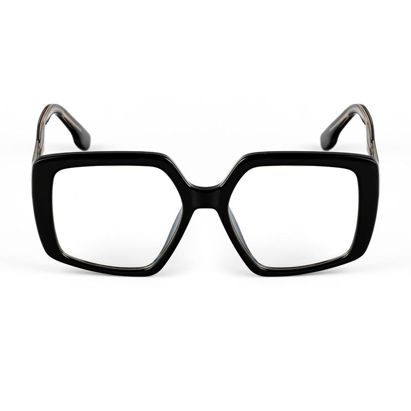 PERKEY Store PERKEY Square Blue Cut Light Blocking Computer Eyeglasses for Men Women - Image 2