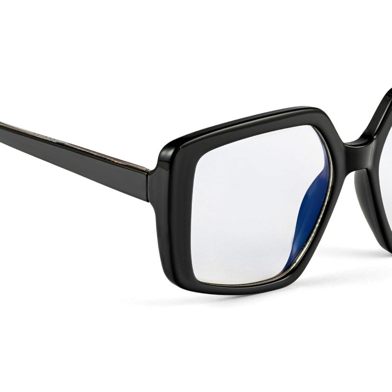 PERKEY Store PERKEY Square Blue Cut Light Blocking Computer Eyeglasses for Men Women - Image 5