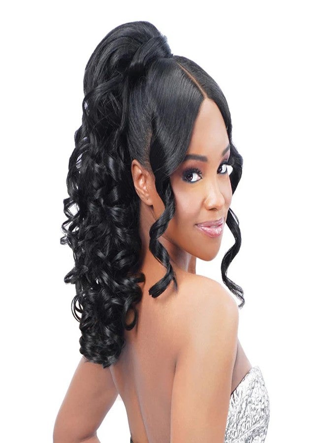Zury Royal Drawstring Ponytail Split Bang Lace Part Miss Bang Lexi (FS27/4/30) - Image 1