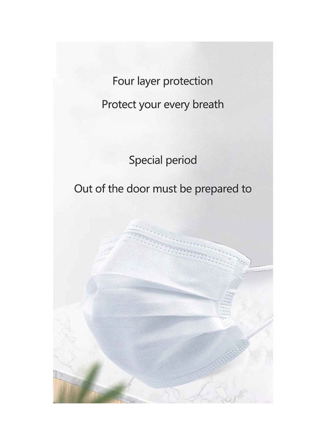 NIBEMINENT Pack Of 40 Piece Disposable Face Mask And Shield For Adults - Image 5