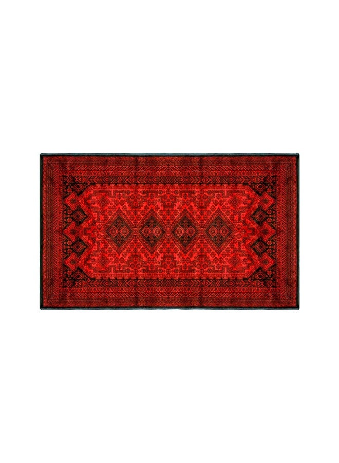 سجادتي مدة البر خان محمد من سجادتي بتصميم تراثي فاخر تضيف لمسة أصيلة لأجواء الجلسات الخارجية مقاس 80×150 سم - Image 2