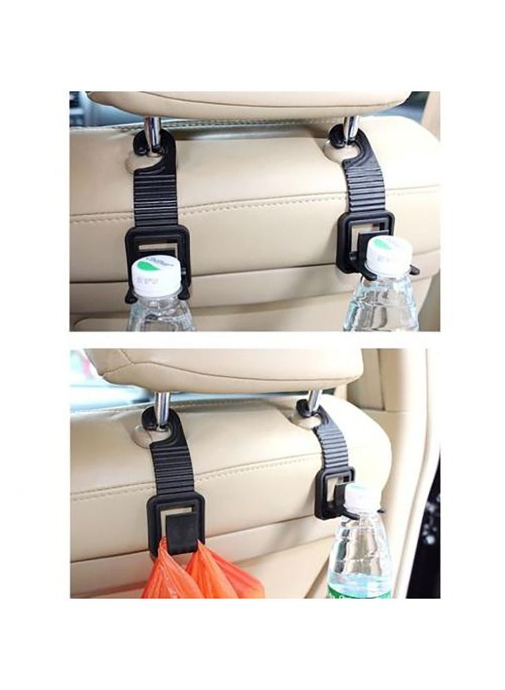 Black Headrest Luggage Car Holder Hook - Image 4