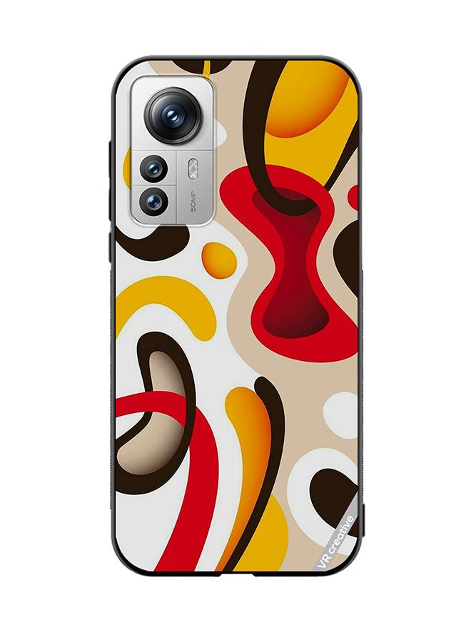 VR CREATIVE Protective Case Cover For Xiaomi 12 Pro Colorful Classy Design Design Multicolour - Image 1