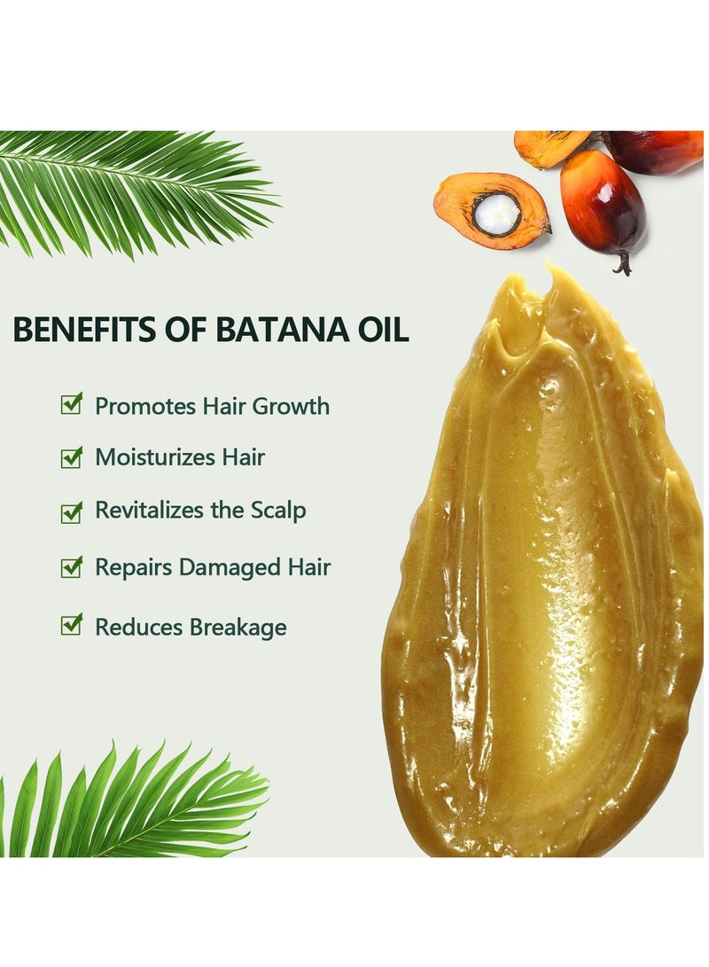 LANEMAY Raw Batana Oil for Hair Growth: 100% Natural Batana Oil from Honduras Prevent Hair Loss and Enhances Hair Thickness for Men & Women 120ml - Image 4