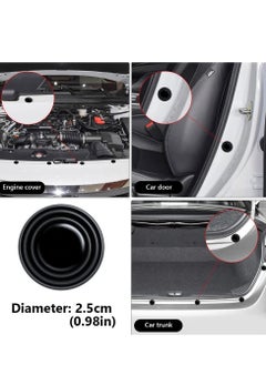 SYOSI 12PCS Car Door Shock Absorber Gasket,Car Door Protector Stickers,Buffer Bumper Cushion Car Door Shock Absorbing PVC Cushion Anti-Collision Gasket Car Accessories Decoration Sticke  - Image 4
