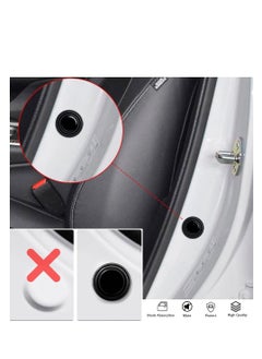 SYOSI 12PCS Car Door Shock Absorber Gasket,Car Door Protector Stickers,Buffer Bumper Cushion Car Door Shock Absorbing PVC Cushion Anti-Collision Gasket Car Accessories Decoration Sticke  - Image 3