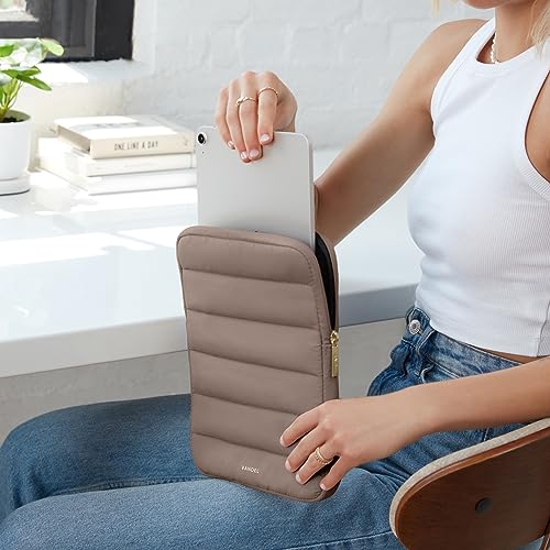 Vandel - The Original Puffy iPad Sleeve 9-11 Inch Tablet Sleeve, Brown i Pad Case for Women and Men, Cute iPad Air Pouch, 9 10 Inch, 11 Inch Bag - Image 3