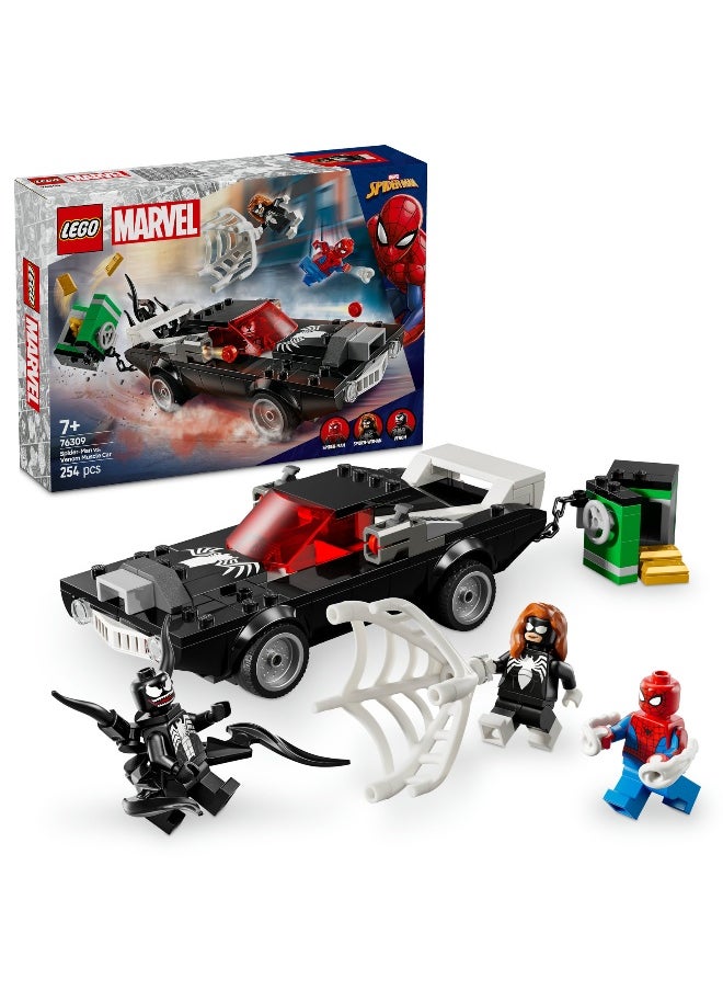 LEGO LEGO Marvel Spider-Man vs. Venom Muscle Car 76309 Building Set (254 Pieces)  - Image 1
