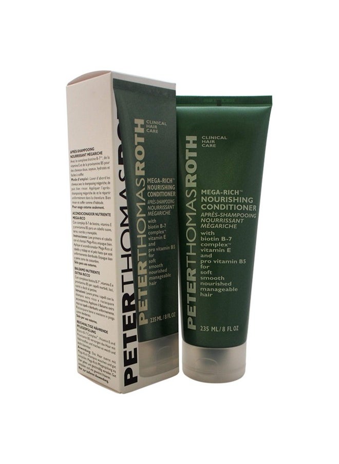 PETER THOMAS ROTH - Peter Thomas Roth Mega-Rich Nourishing Conditioner, Biotin B-7 Complex Conditioner for Softer, Smoother, Healthier-Looking Hair, 8.5 Fl Oz (Pack of 1) - Image 1