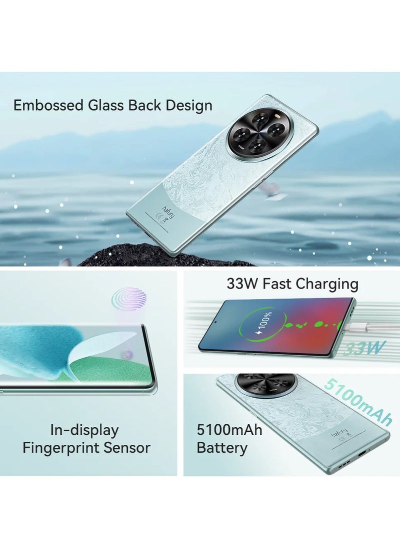 hafury - Hafury Meet Smartphone 6.67-Inch FHD+ AMOLED Android 13 12GB RAM 256GB ROM 100MP Rear Camera 5100mAh Fast Charging Battery Dual SIM OTG/NFC Supported - Image 1