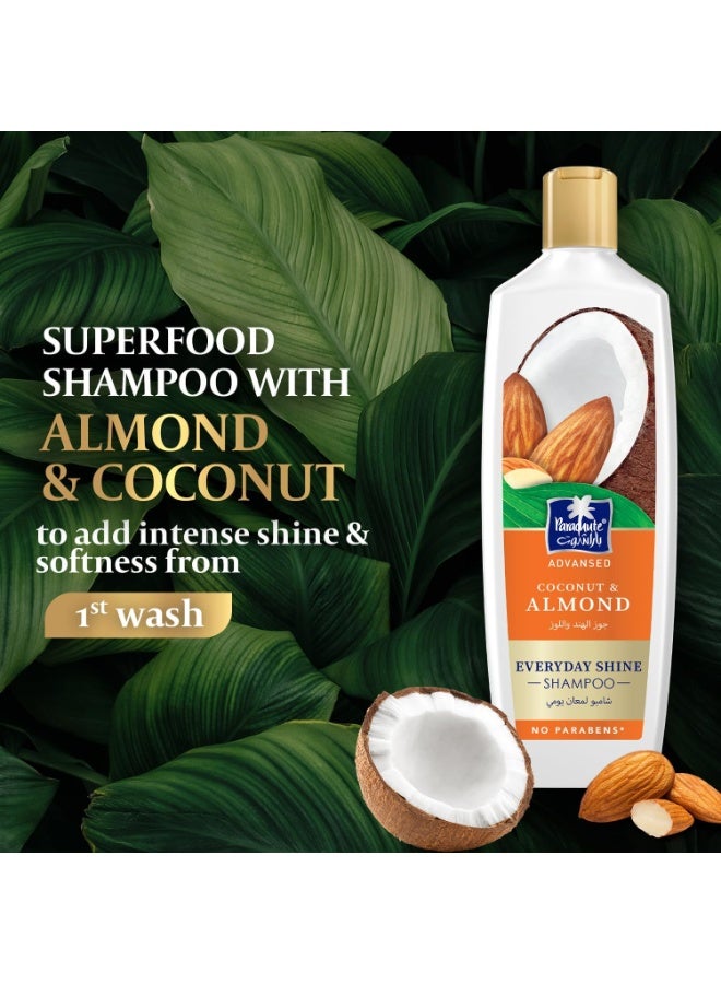 Parachute Advansed Coconut & Almond Everyday Shine Shampoo 340ml - Image 3